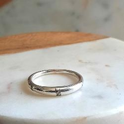 Bague Touareg Argent Fine – Anneau Minimaliste