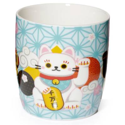 Tasse chat porte bonheur Maneki Neko