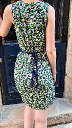 Robe courte Nasu motif floral