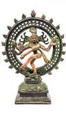 Statuette Shiva en bronze Nataraja 9,50 cm