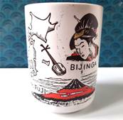 Gobelet Japonais Sumo & Geisha