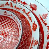 Bol Paysages rouges “Shanghai” 16cm