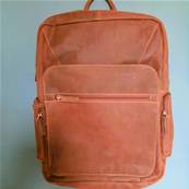 Sac à dos en cuir de buffle 41X33X15 cm