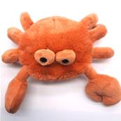 Peluche crabe orange