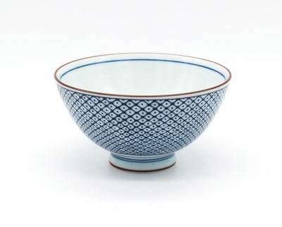 Bol petit japonais bleu point diamètre 11,5cm