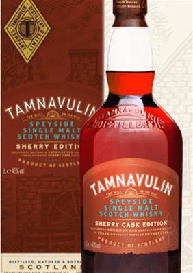 Whisky TAMNAVULIN Sherry cask SPEYSIDE Ecosse 70CL 40° ECOSSE