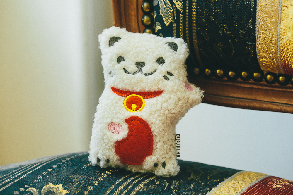 Chaufferette de poche chat maneki pm