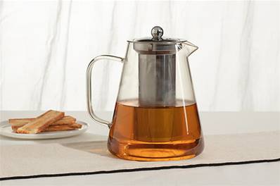 Théière en verre avec bec 1,3L