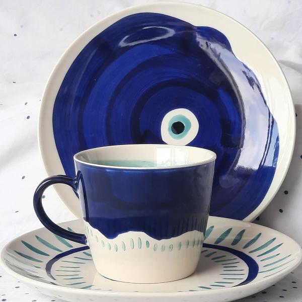Tasse à thé GREEKA 35 cl points