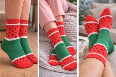 Chaussettes Pastèques fun 36-40
