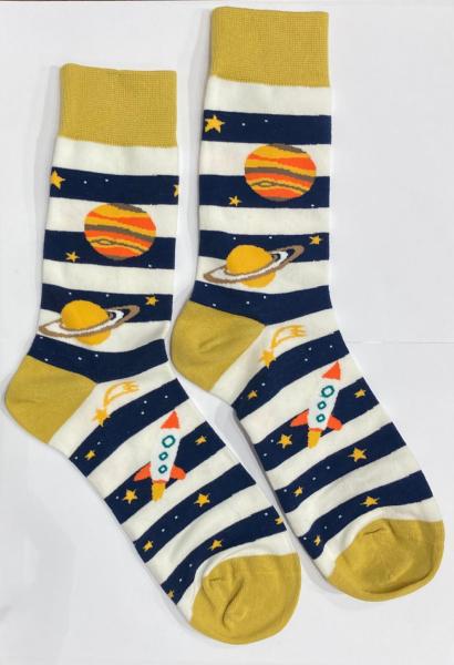 Chaussettes homme Planètes et fusées