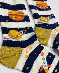 Chaussettes homme Planètes et fusées T41-46