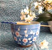 Bol baguettes Fleuri 13cm x 11cm