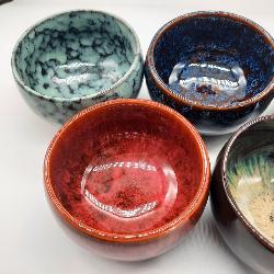 Coffret 5 tasses à thé assorties