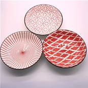 Set de 3 coupelles “Shanghai” 14 cm