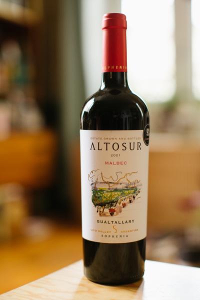 Vin rouge Argentine Altosur malbec