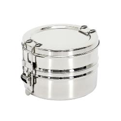 Lunchbox 2 compartiments inox 10cm