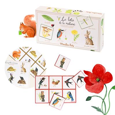 Jeu de Loto Mémo des légumes Moulin roty