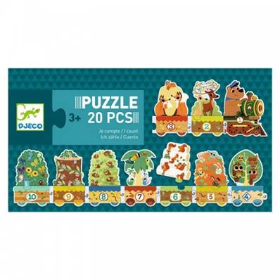 Puzzle frise je compte - 20 pièces- Djeco