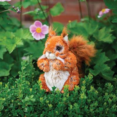 Peluche écureuil roux