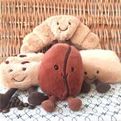 Peluche Jellycat Grain de Café - Coffee Bean