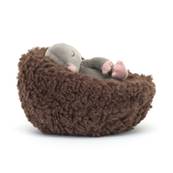 Peluche taupe qui hiberne Jellycat