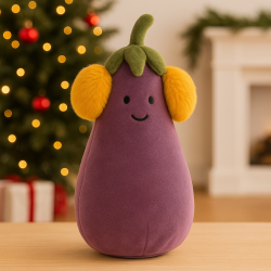 Peluche Aubergine de Noel Jellycat
