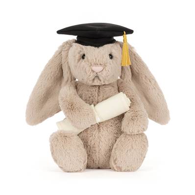 Peluche Jellycat lapin diplôme