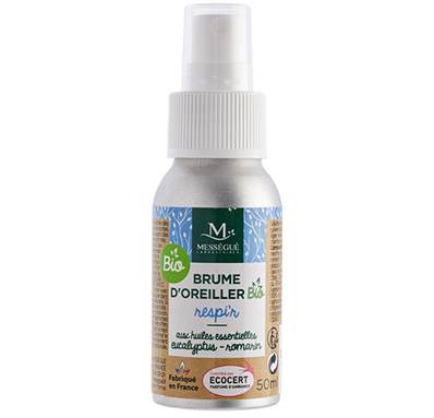 Brume d'oreiller RESPIR spray BIO 50ml Eucalyptus Romarin et lavandin