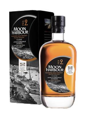 Whisky MOON SPIRIT Tourbé Pier 2 Ecosse / Bordeaux 70cl 47.1°