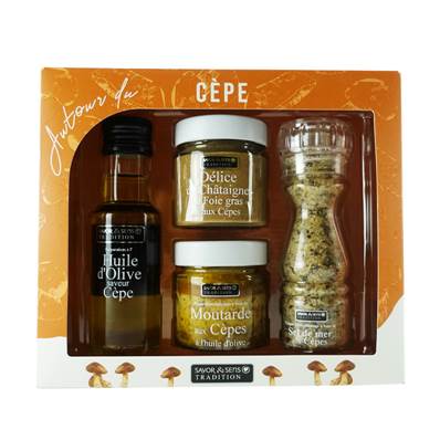 Coffret saveurs autour du cèpe