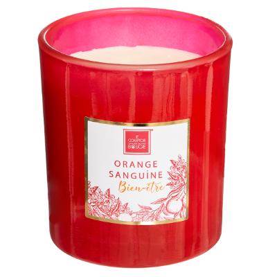 Bougie parfumée ORANGE SANGUINE 190G dans boite cadeau