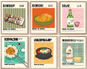 Affiche Makgeolli made in Korea 30cm x 40 cm