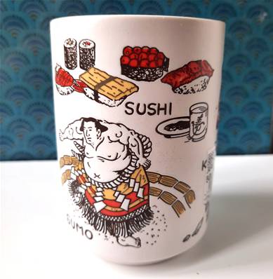Gobelet Japonais Sumo & Geisha