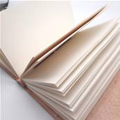 Carnet en cuir 13X19 cm fermeture double crochet