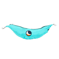 Hamac en toile de parachute 1 personne pliable TURQUOISE