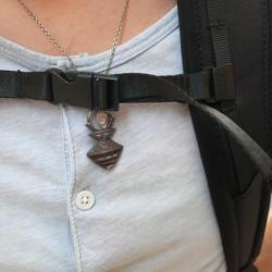 Sac à dos type coursier noir