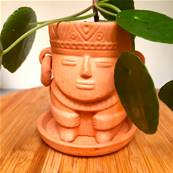 Pot de fleur Visage inca Colombie 9 cm