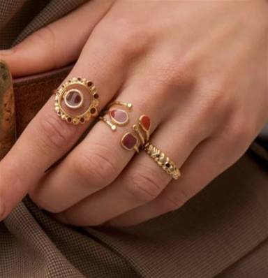 Bague "Rouge Passion" - Émaillage à Froid, un Bijou Pop et Joyeux