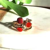 Bague "Rouge Passion" - Émaillage à Froid, un Bijou Pop et Joyeux
