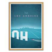 Affiche visit Los Angeles USA 30x40cm Henry Rivers