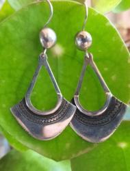 Boucles d'oreilles Touareg argent massif 43002