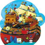 Puzzle bateau barberousse 54 pices Djeco