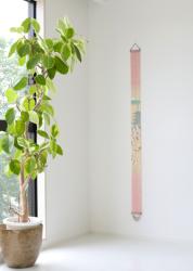 Décoration japonaise artisanale « Fleurs de cerisier de Fujiyama » 10×170 cm