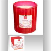 Bougie parfumée ORANGE SANGUINE 190G dans boite cadeau