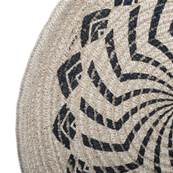 2 paniers en jute motif berbère