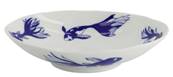 Plat oval japonais Motif Poisson bleu 19,5X16,5CM