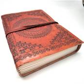 Carnet en cuir 10X16 cm avec lacet