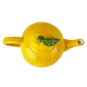 Théière citron en grès céramique avec couvercle
