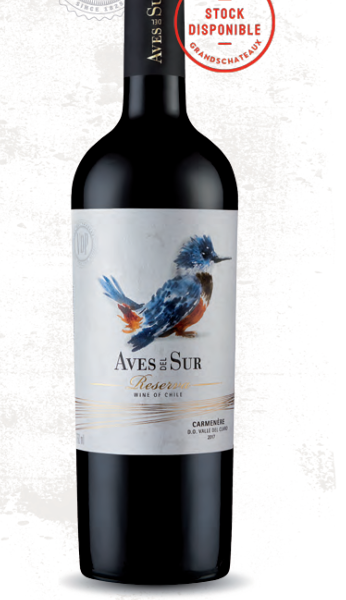 Vin rouge Chili Carmenere Reserva Aves Del Sur